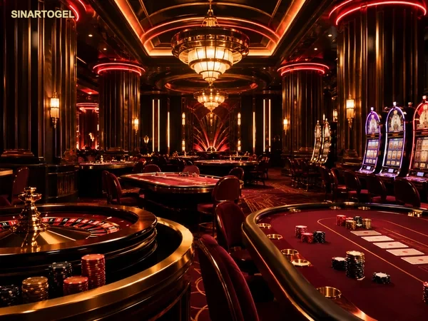 Desain beranda sinartogel yang bersih dan mudah digunakan